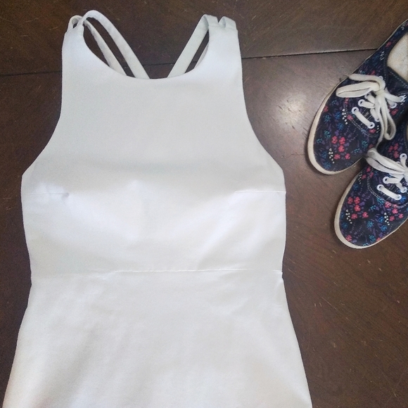 Zara Dresses & Skirts - Zara Strappy Back White Dress